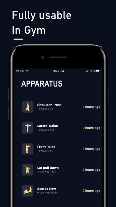 Captures d'écran de Fitnexx Workout Reps Counter