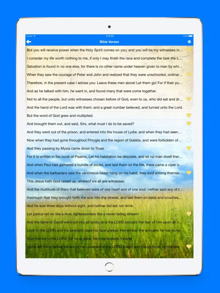Capturas de tela do Bible Verses - encouraging and Inspirational verses iPad 