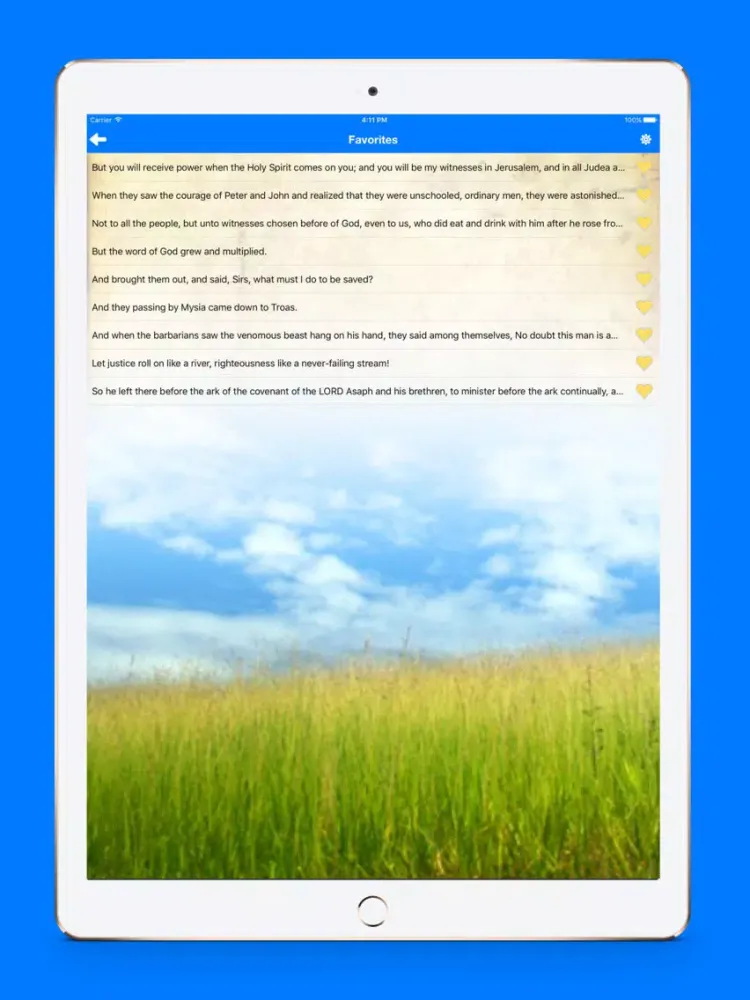 Capturas de tela do Bible Verses - encouraging and Inspirational verses iPad 