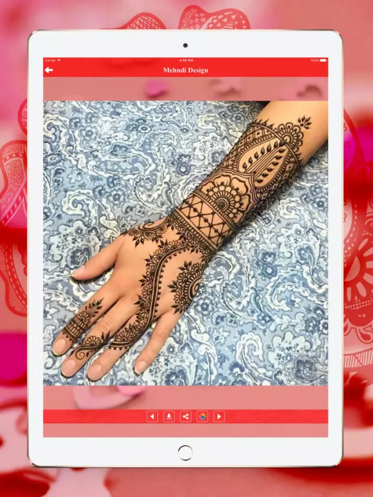 Mehndi Designs Art iPad  Ekran Görüntüleri