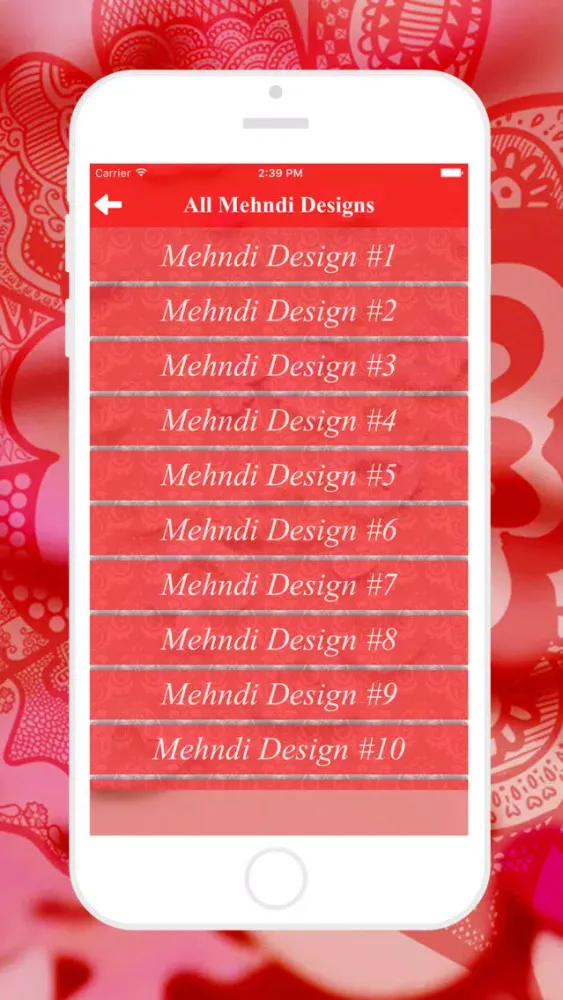 Mehndi Designs Art Ekran Görüntüleri