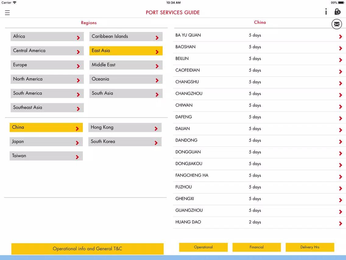 Shell Marine Products iPad  Screenshots