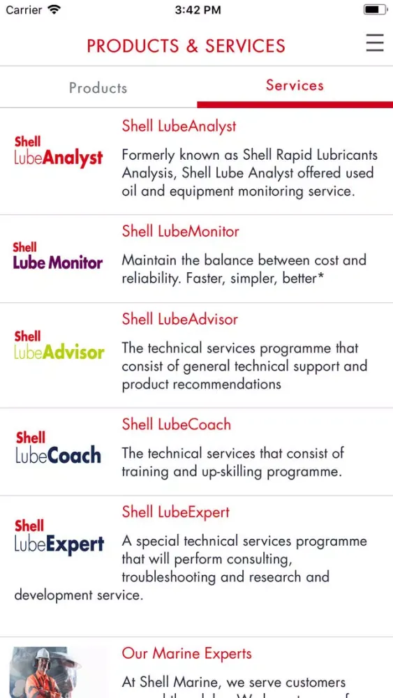 Shell Marine Products應用截圖