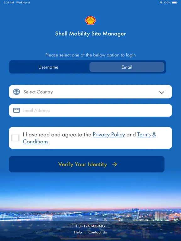 Capturas de pantalla de Shell Mobility Site Manager iPad