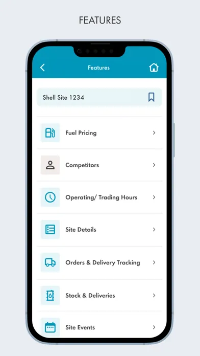 Capturas de pantalla de Shell Mobility Site Manager