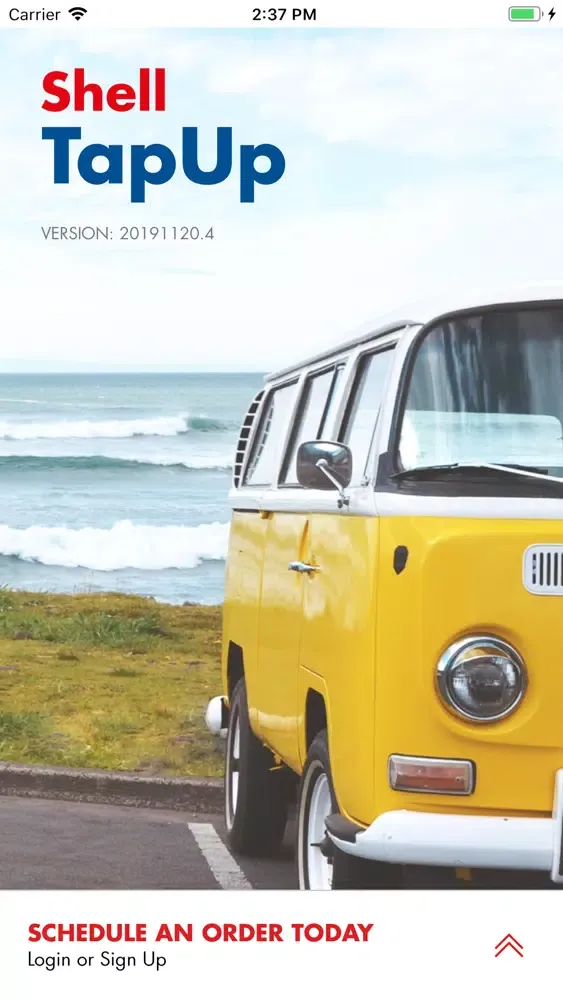 Capturas de tela do Shell TapUp