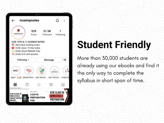 ICSEIMPNOTES iPad 应用截图