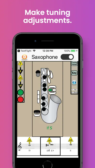 Saxophone Fingering & Tuning Ekran Görüntüleri