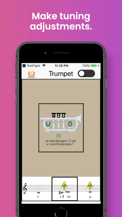 Trumpet Fingering & Tuning スクリーンショット