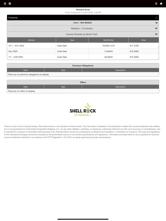 Shell Rock Soy Processing iPad 应用截图