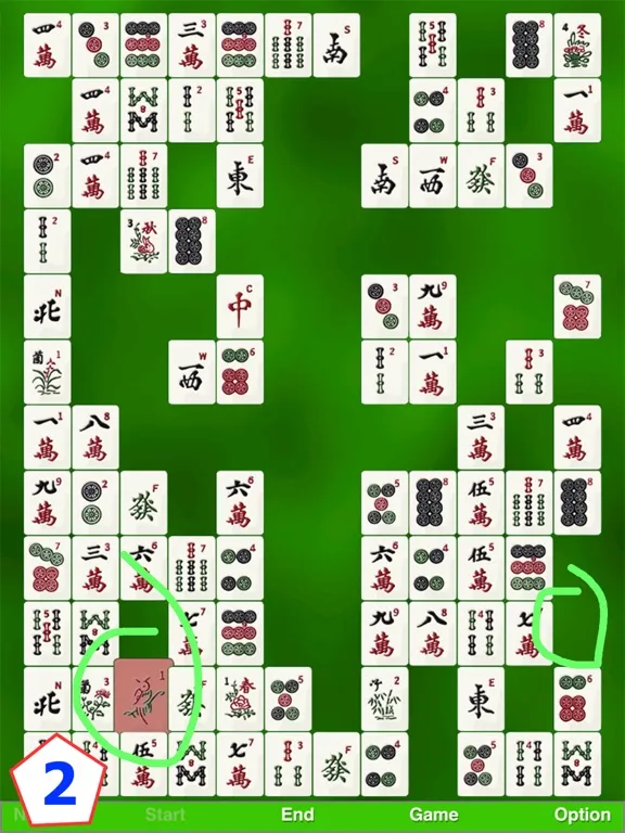 Tangkapan layar zMahjong 2 Concentration iPad 