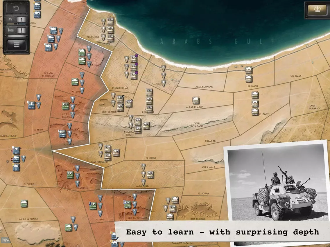Desert Fox: The Battle of El Alamein iPad  Screenshots