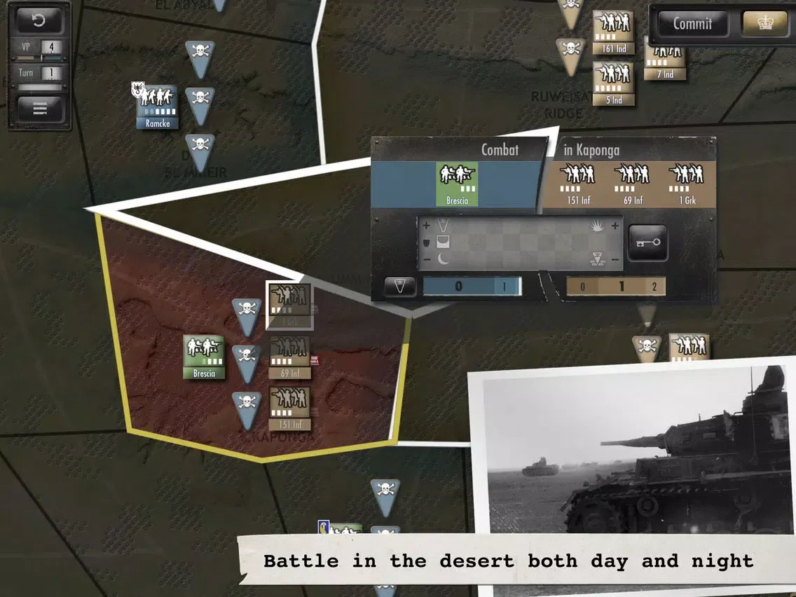 Desert Fox: The Battle of El Alamein iPad  Screenshots