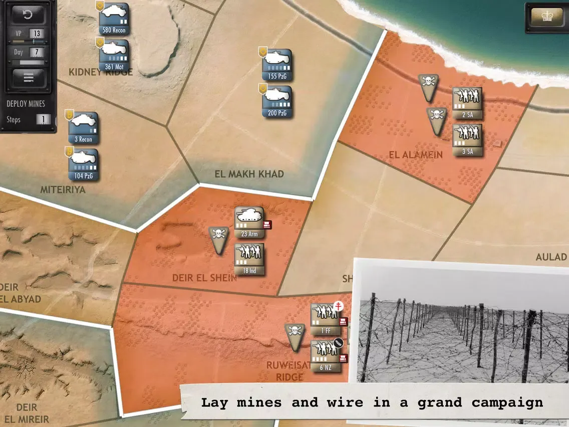 Desert Fox: The Battle of El Alamein iPad  Screenshots