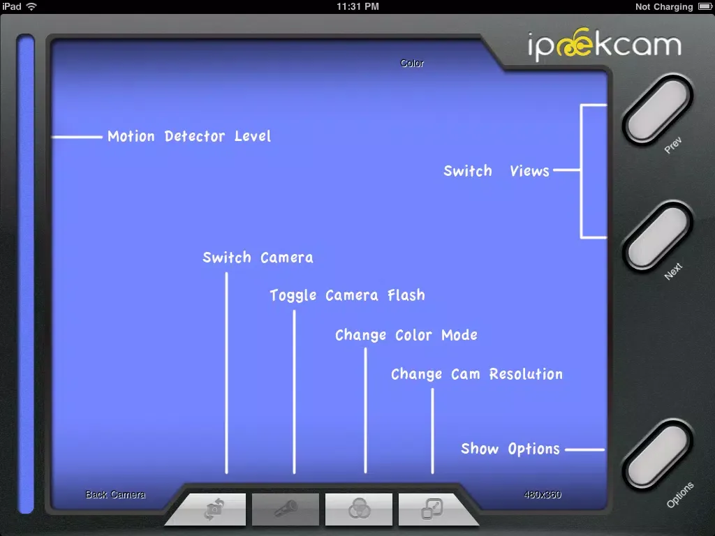 Скриншоты iPeekCam Lite iPad 
