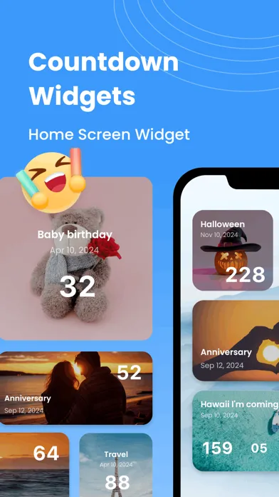 The Countdown Widget App Ekran Görüntüleri
