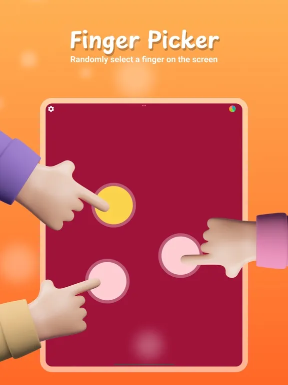Finger Picker - Spin the wheel iPad  স্ক্রিনশট