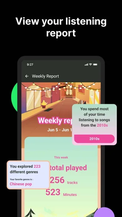 Airbuds.FM for Spotify Stats سکرین شاٹس