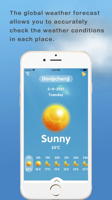 Capturas de pantalla de weather：live weather & radar
