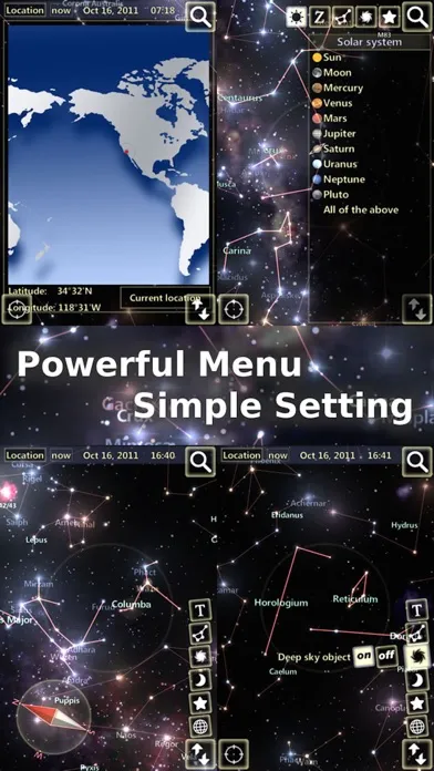 StarTracker - Mobile SkyMap Screenshots