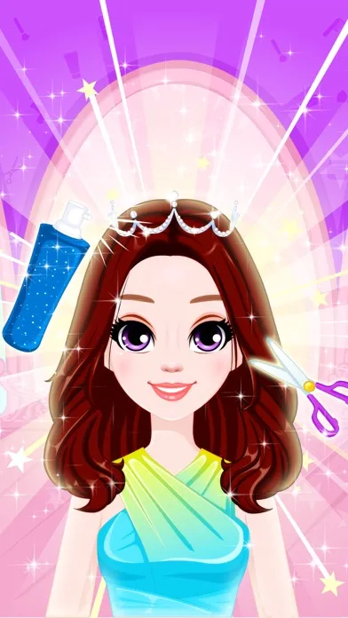 Capturas de tela do Princess Deluxe Beauty Salon - Girls Makeup Games