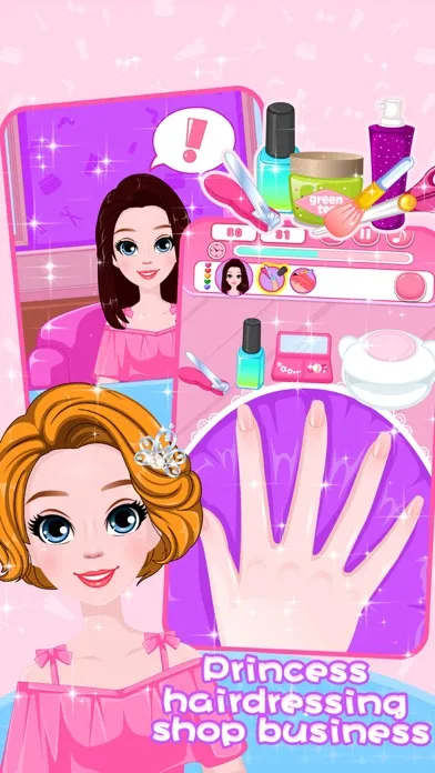 Capturas de tela do Princess Deluxe Beauty Salon - Girls Makeup Games