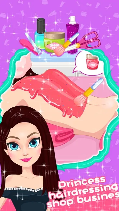 Capturas de tela do Princess Deluxe Beauty Salon - Girls Makeup Games