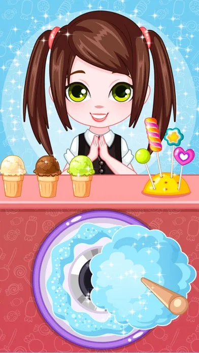 Cotton Candy And Lollipop Crush -  Management game 스크린샷