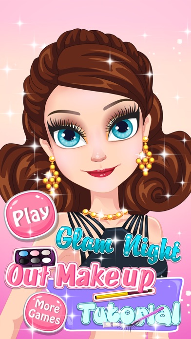 Glam Night Out Makeup Tutorial - Girls Beauty Salon Games स्क्रीनशॉट