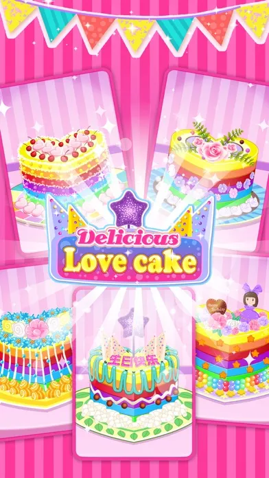 Capturas de pantalla de Delicious Love Cake - Cooking Game For Kids