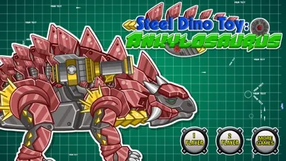 Скриншоты Steel Dino Toy:Mechanic Ankylosaurus-2 player game