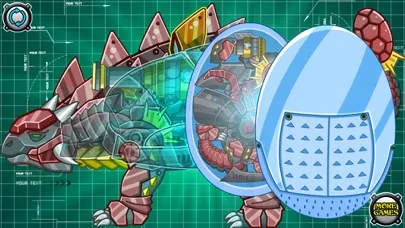 Скриншоты Steel Dino Toy:Mechanic Ankylosaurus-2 player game