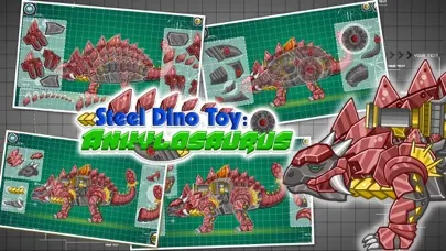 Скриншоты Steel Dino Toy:Mechanic Ankylosaurus-2 player game