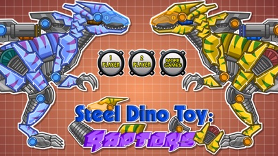 Steel Dino Toy：Mechanic Raptors - 2 player game 스크린샷