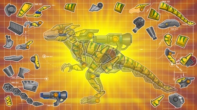 Steel Dino Toy：Mechanic Raptors - 2 player game 스크린샷
