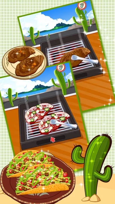 Capturas de tela do Real Mexican Taco - cooking game for kids
