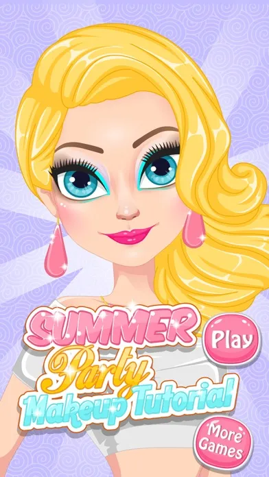 Summer Party Makeup Tutorial - Girls Beauty Games應用截圖