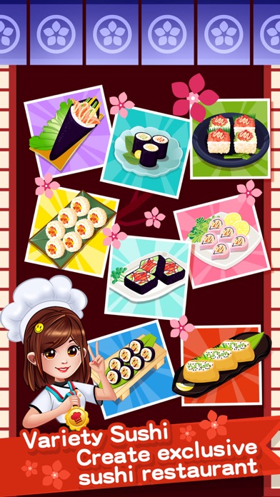 Sushi Bar Frenzy-cooking games Screenshots
