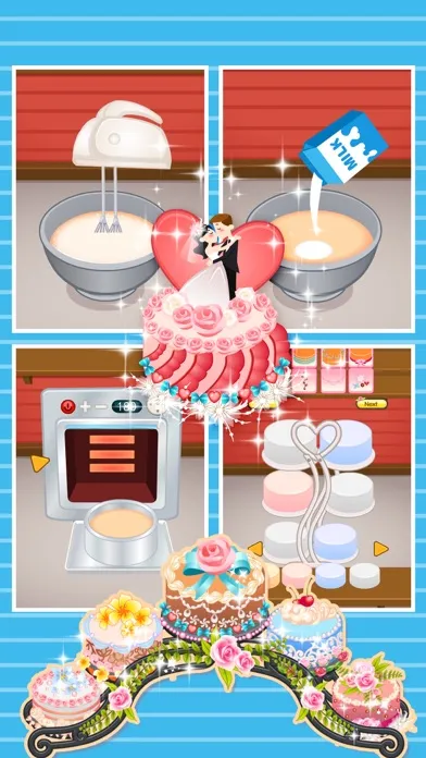 Sweet Wedding Cake Design - Cooking games for girl Ekran Görüntüleri