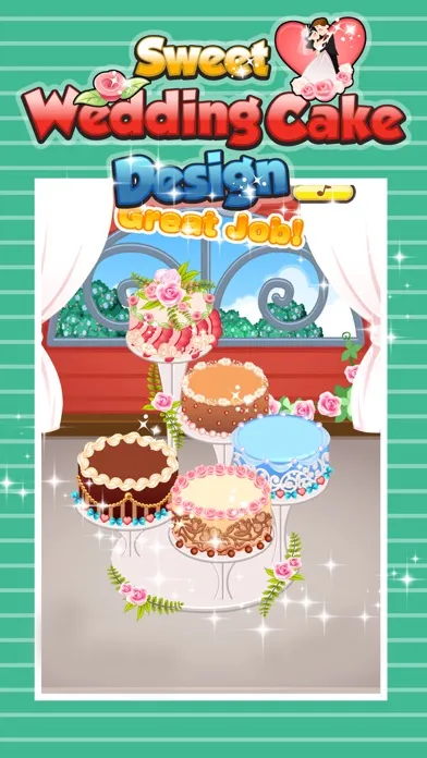 Sweet Wedding Cake Design - Cooking games for girl Ekran Görüntüleri