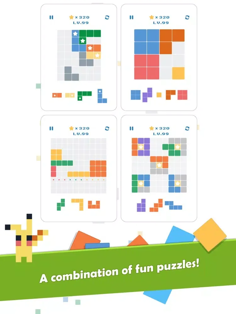 ภาพหน้าจอของ Endless Blocks - puzzle games iPad 