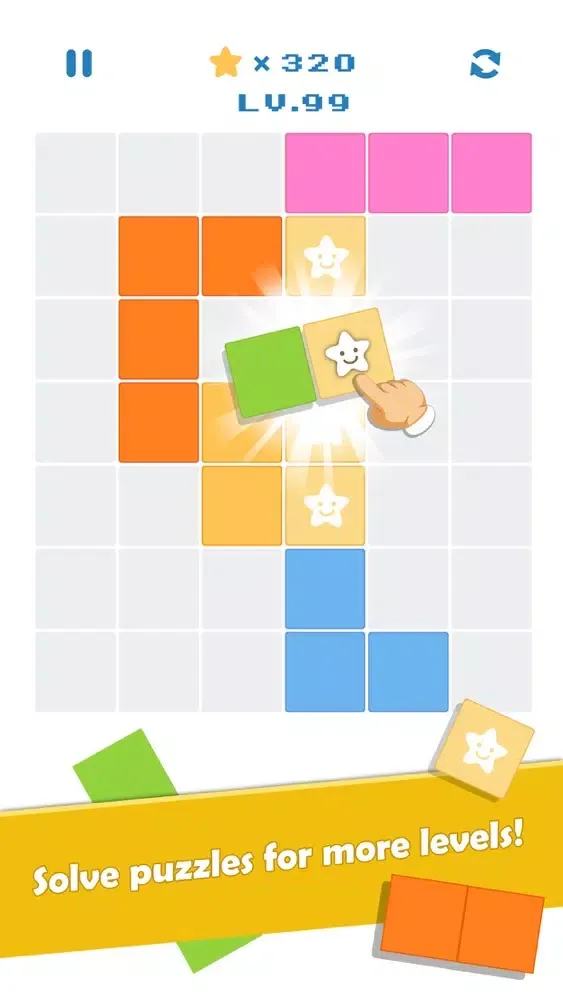 ภาพหน้าจอของ Endless Blocks - puzzle games