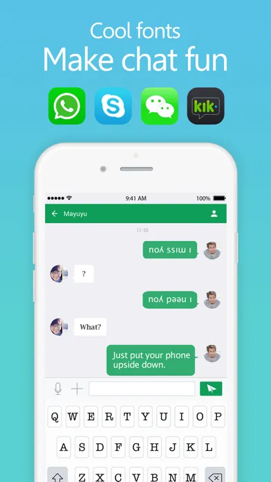 Captures d'écran de Fancy Text - Keyboard Fonts