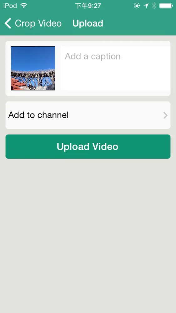 Custom Video Uploader for Vine - Upload custom videos to Vine from your camera roll Screenshots