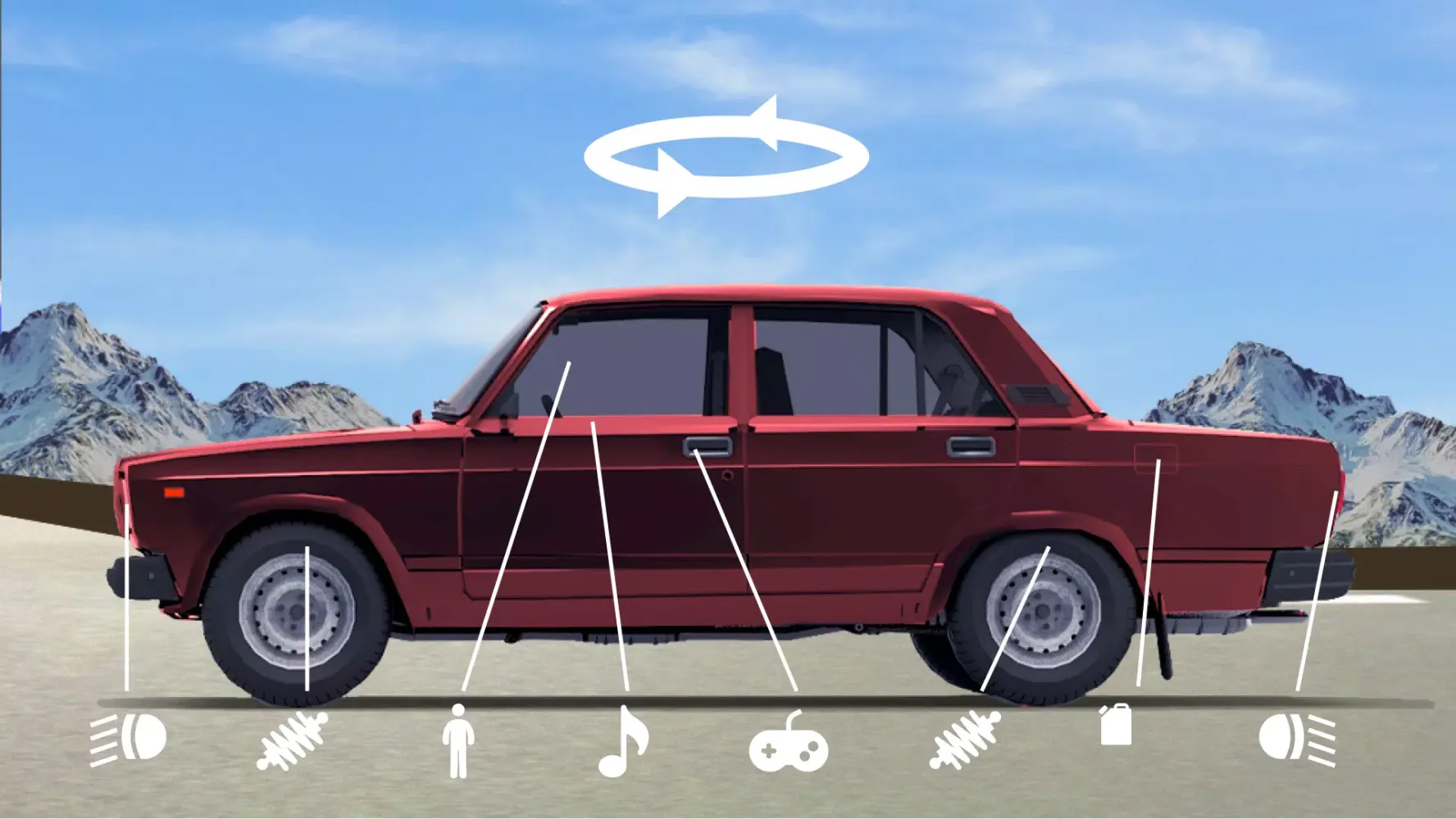 Capturas de tela do Drive Classic VAZ 2107 Parking