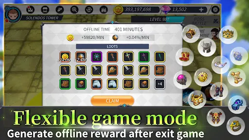 Captures d'écran de Endless Quest 2  Idle RPG