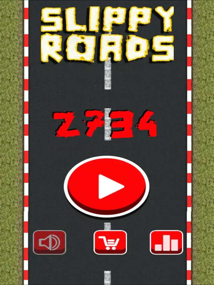 تصاویر Slippy Roads: الطرق الزلاقة من اجمل العاب سباق سيارات iPad 