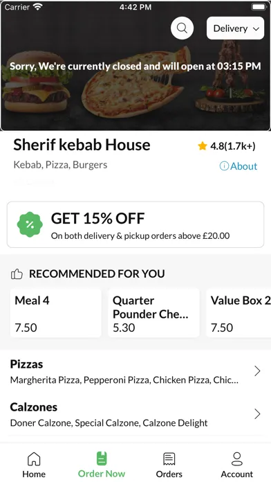 Tangkapan layar Sherif kebab House