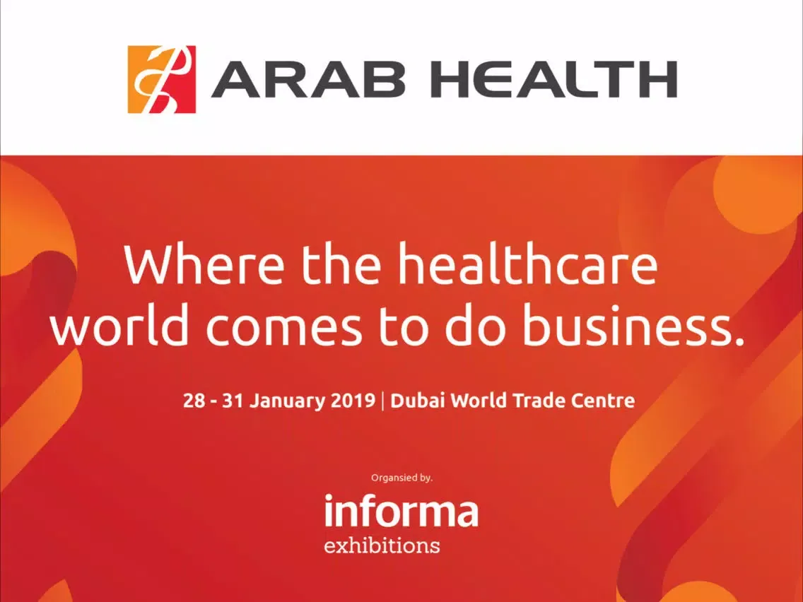 Tangkapan skrin Arab Health Expo iPad 