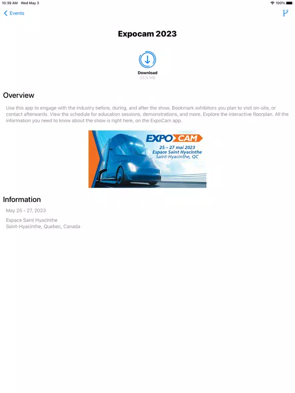 ExpoCam iPad 應用截圖